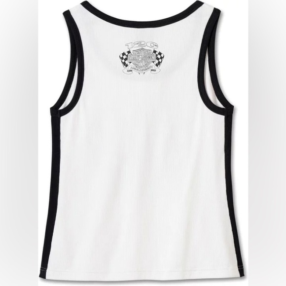 Harley-Davidson Women's 120th Anniversary Contrast Tank Top - 2XL - Picture 4 of 8